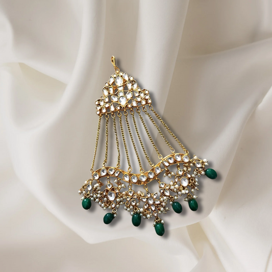 Emerald Grace Bridal Jhumar